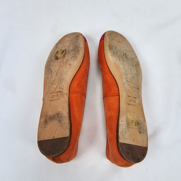 Prada Capsule Collection Pink Color Block Flat Prada Size 37.5 US 7.5 - Picture 6 of 8